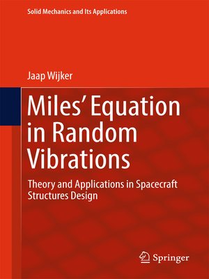 cover image of Miles' Equation in Random Vibrations